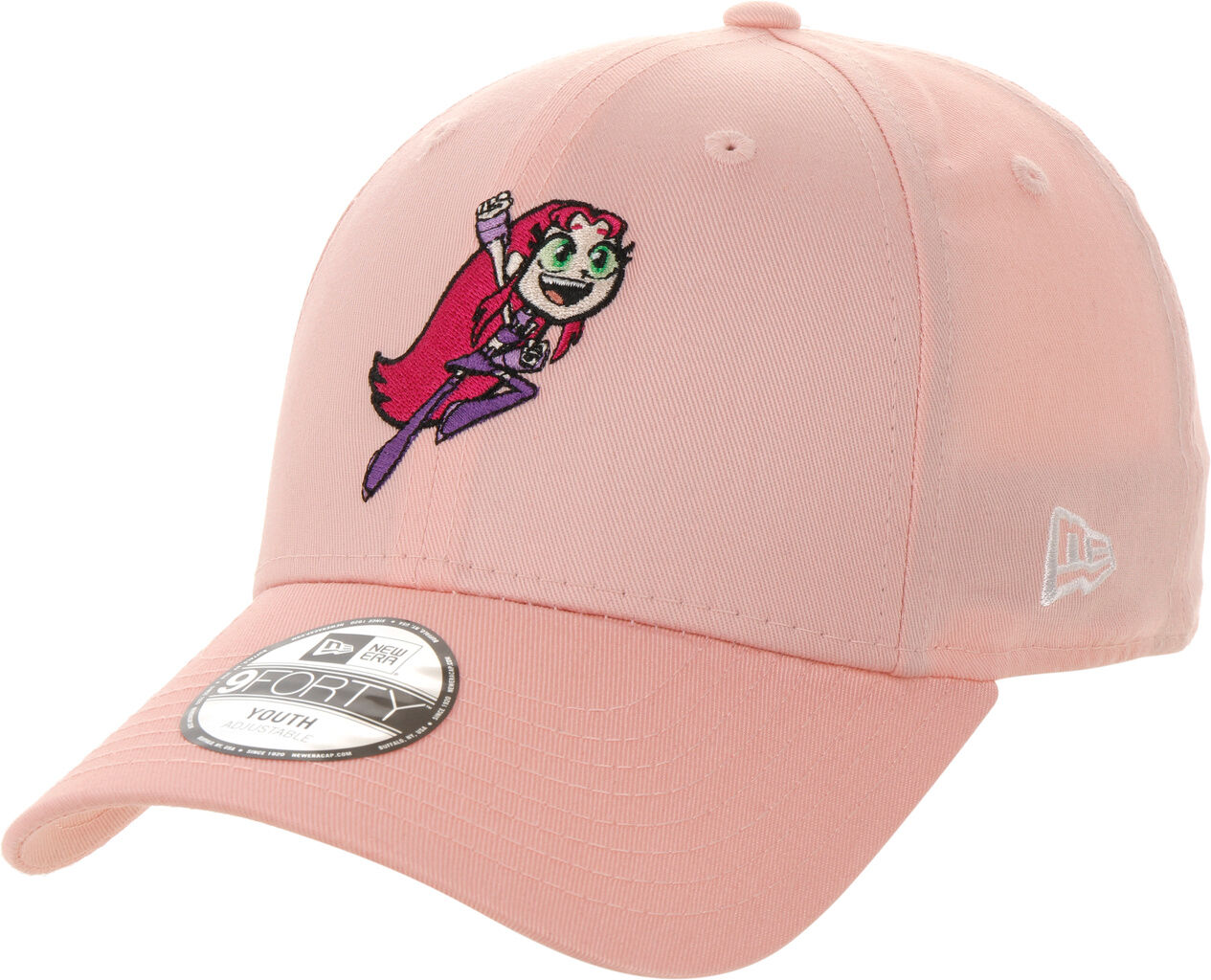 9Forty Teen Titans Starfire Cap by New Era - rose - Herren - Size: Youth (52-56 cm)