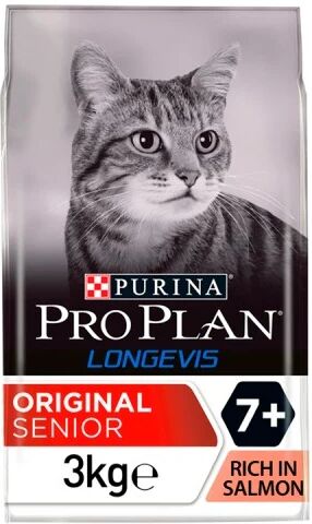 Pro Plan Original Senior Dry Cat Food with LONGEVIS Salmon 3kg