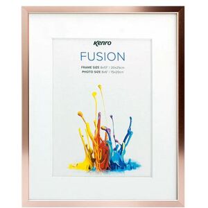 Kenro Fusion Classic A4 Photo Frame in Rose Gold