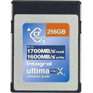 Integral UltimaPro X2 CFexpress Cinematic 256GB 1700MB/s Memory Card