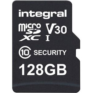 Integral Security microSD 128GB 100MB/s V10 UHS-1 U3 Memory Card