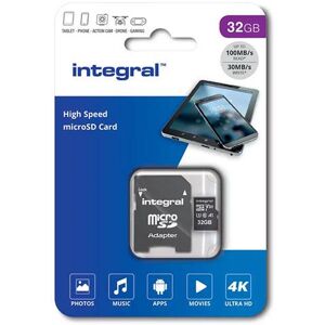 Integral microSD 32GB 100MB/S Memory Card