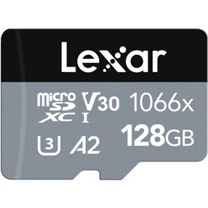 Lexar microSDXC Silver Series UHS-I V30 128GB Memory Card