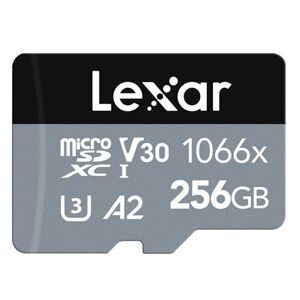 Lexar microSDXC Silver Series UHS-I V30 256GB Memory Card
