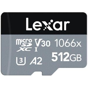 Lexar microSDXC Silver Series UHS-I V30 512GB Memory Card