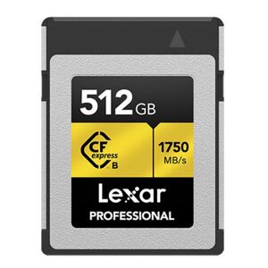 Lexar CFexpress Pro Type B Gold Series 512GB Memory Card