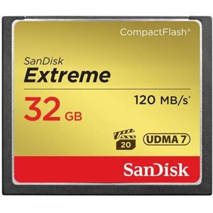 SanDisk Extreme CompactFlash 32GB 120MB/s Memory Card