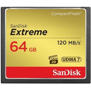 SanDisk Extreme Compact Flash 64GB 120MB/s Memory Card