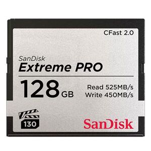 SanDisk Extreme Pro CFast 2.0 128GB 525MB/s Memory Card