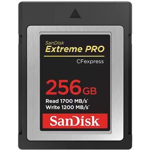 SanDisk Extreme Pro CFexpress 256GB 1700MB/s Type B Memory Card