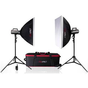 Pixapro LUMI 200 II Twin Softbox Kit - Open Box