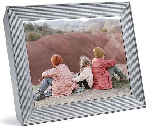 Aura Mason Luxe 9.7-inch Digital Photo Frame in Sandstone