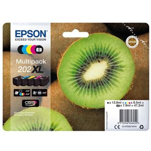 Epson 202XL Black Claria Premium Ink 5-Colour Multipack