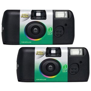 Fujifilm Quicksnap Flash 400 Single Use Camera Pack of 2