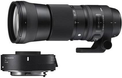 Sigma 150-600mm f/5-6.3 S DG OS HSM C Lens - Canon EF with TC-1401 1.4x Converter