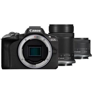 Canon EOS R50 Mirrorless Camera with RF-S 18-45mm and RF-S 55-210mm IS STM Lenses