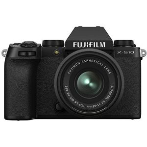 Fujifilm X-S10 Mirrorless Camera in Black with XC15-45mm Lens