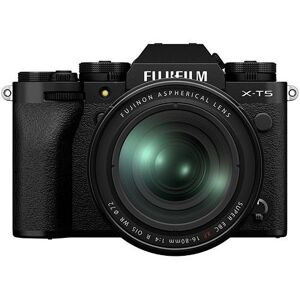 Fujifilm X-T5 Mirrorless Camera in Black with XF16-80mm F4 R OIS WR Lens