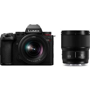 Panasonic Lumix S5 II Mirrorless Camera with Lumix S 20-60mm and 50mm Lenses