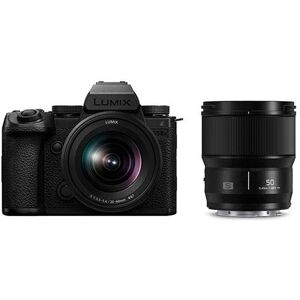 Panasonic Lumix S5 IIX Mirrorless Camera with Lumix S 20-60mm and 50mm Lenses