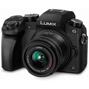 Panasonic Lumix DMC-G7 Mirrorless Camera in Black with 14-42mm Lens