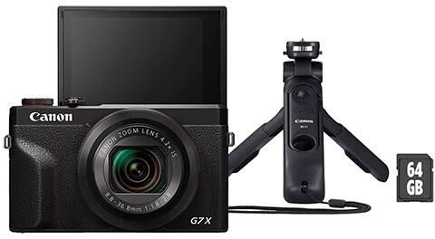 Canon PowerShot G7 X Mark III Digital Camera in Black Vlogger Kit