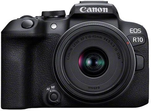 Canon EOS R10 Mirrorless Camera with RF-S 18-45mm F4.5-6.3 IS STM Lens