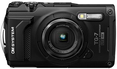 OM System Tough TG-7 Digital Camera in Black