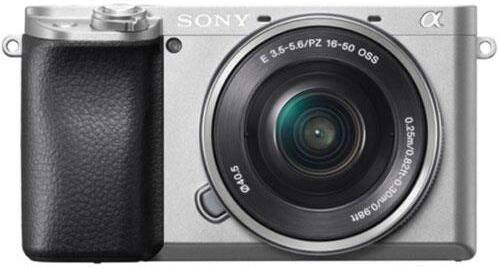 Sony A6100 Mirrorless Camera in Silver with 16-50mm f/3.5-5.6 OSS Lens