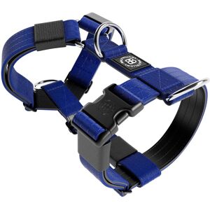 BullyBillows TRI-Harness Anti-Pull, Adjustable & Durable - Dog Trainers Choice - Blue v2.0