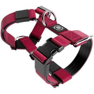 BullyBillows TRI-Harness Anti-Pull, Adjustable & Durable - Dog Trainers Choice - Burgundy v2.0