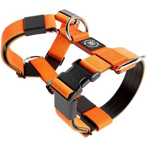 BullyBillows TRI-Harness Anti-Pull, Adjustable & Durable - Dog Trainers Choice - Orange v2.0 Orange