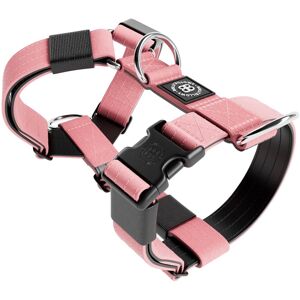 BullyBillows TRI-Harness Anti-Pull, Adjustable & Durable - Dog Trainers Choice - Pink v2.0