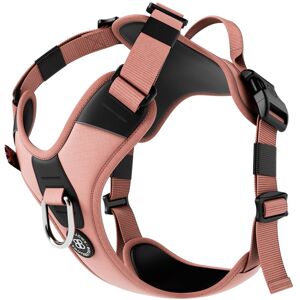 BullyBillows Hurricane Harness - Non Restrictive, With Handle, Adjustable & Reflective - All Breeds - Pink S