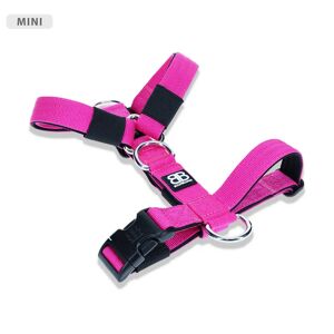 BullyBillows Mini TRI-Harness No Pull & Adjustable - Magenta v2.0 XS