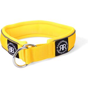 BullyBillows 5cm Slip on Collar Soft Padded & Reflective - Yellow v2.0