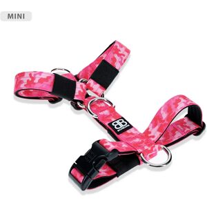 BullyBillows Mini TRI-Harness No Pull & Adjustable - Bubblegum v2.0 XXS