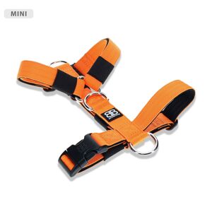 BullyBillows Mini TRI-Harness No Pull & Adjustable - Orange v2.0 Orange XS