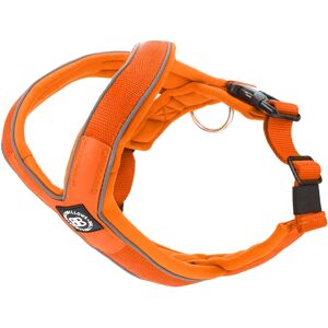 BullyBillows Slip on Padded Comfort Harness Non Restrictive & Reflective - Orange Orange