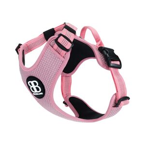 BullyBillows Active Harness With Handle - Padded Lining & Highly Reflective - Pink XL