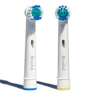 Brushd Oral B Compatible Recyclable Electric Toothbrush Heads - 2 Pack Standard Bristles