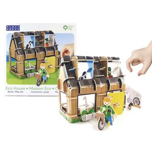 Playpress Toys Eco House Playset - Build & Play