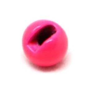 Fulling Mill Slotted Painted Tungsten Beads - Fluo Pink 2.8mm Fulling Mill Slotted Painted Tungsten Beads - Fluo Pink 2.8mm