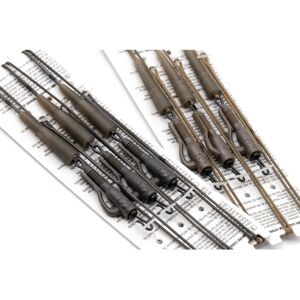 Korda Kable Leadcore Leader Hybrid Lead Clip QC Swivel 50cm - Gravel Korda Kable Leadcore Leader Hybrid Lead Clip QC Swivel 50cm - Gravel