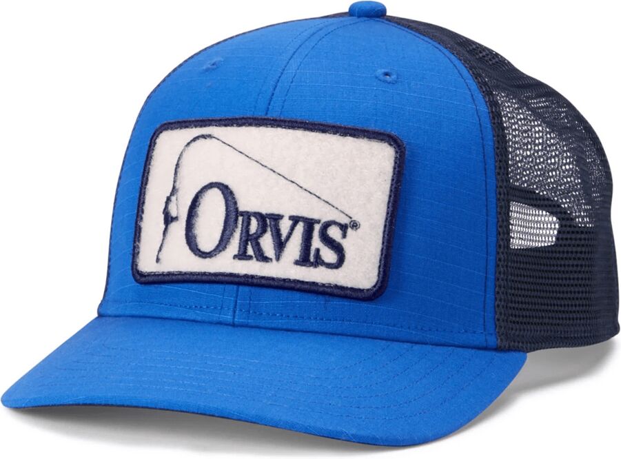 Orvis Ripstop Covert Trucker Cap - Pacific Blue