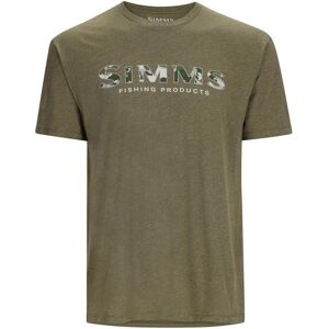 Simms Simms Logo T-shirt RC Dark Clover/Military Heather - XXL Simms Simms Logo T-shirt RC Dark Clover/Military Heather - XXL