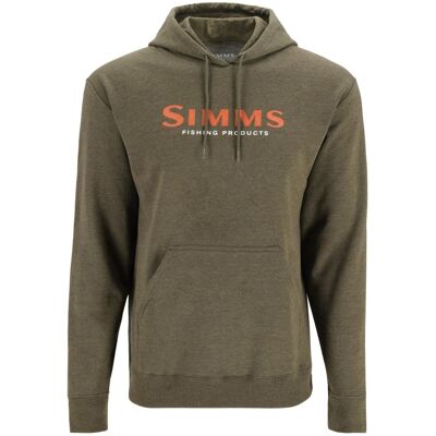Simms Logo Hoody Military Heather - M Simms Logo Hoody Military Heather - M