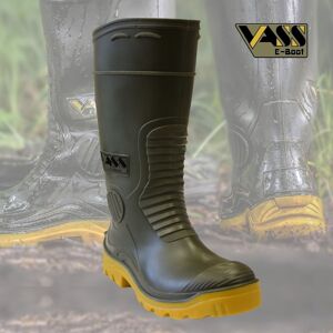 Vass E Boot Khaki/Yellow - Size 45 UK11 Vass E Boot Khaki/Yellow - Size 45 UK11