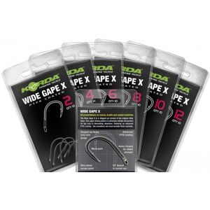 Korda Wide Gape X Hooks - 4 Micro Barbed Korda Wide Gape X Hooks - 4 Micro Barbed