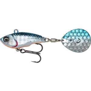 Savage Gear Flat Tail Spin (NL) Sinking Lure 5.5cm 6.5g - Blue Silver Savage Gear Flat Tail Spin (NL) Sinking Lure 5.5cm 6.5g - Blue Silver